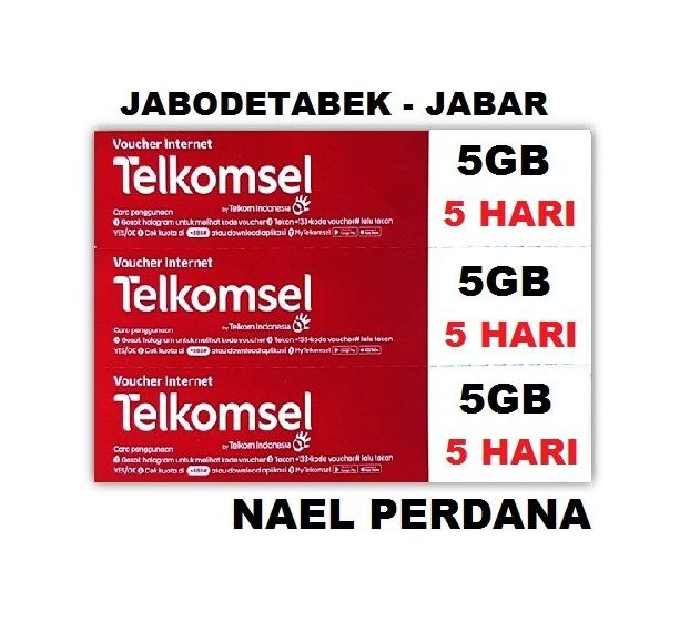 VOUCHER TELKOMSEL 5GB 5HARI