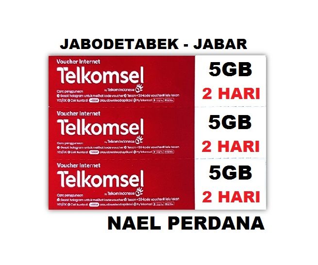VOUCHER TELKOMSEL 5GB 2HARI