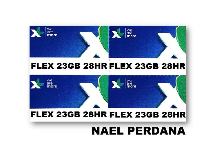 VOUCHER XL FLEX 23GB 28HARI