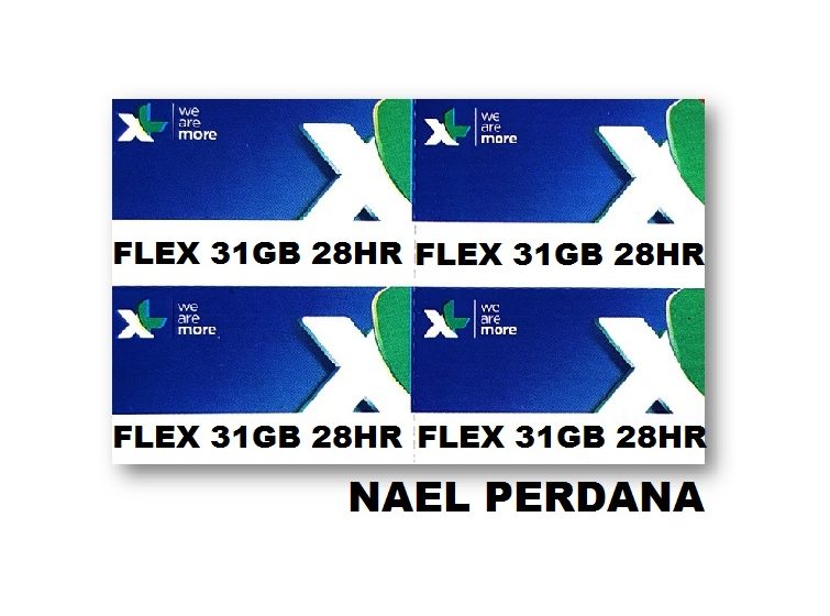 VOUCHER XL FLEX 31GB 28HARI