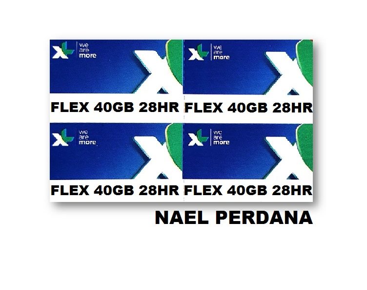 VOUCHER XL FLEX 40GB 28HARI