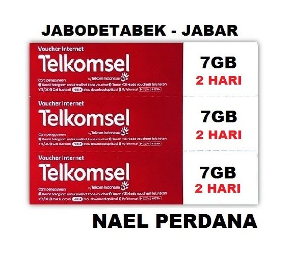 VOUCHER TELKOMSEL 7GB 2HARI
